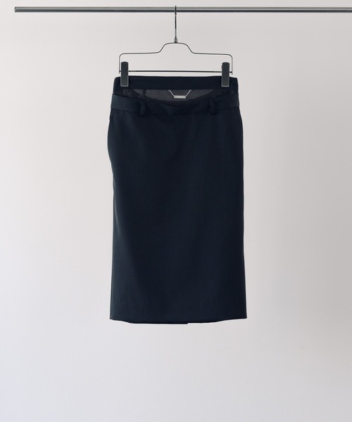 KEISUKEYOSHIDA（ケイスケヨシダ）の「Midi Skirt（スカート・レディース・グレー/ブラック・M/S）」の14枚目の写真