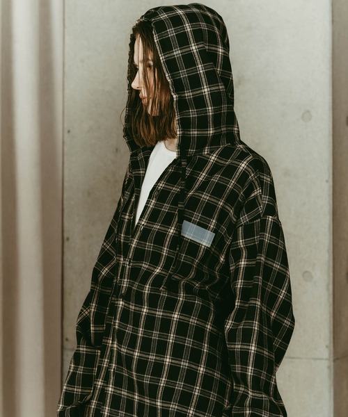 hooded over shirts(unisex)（シャツ/ブラウス）｜Knuth Marf