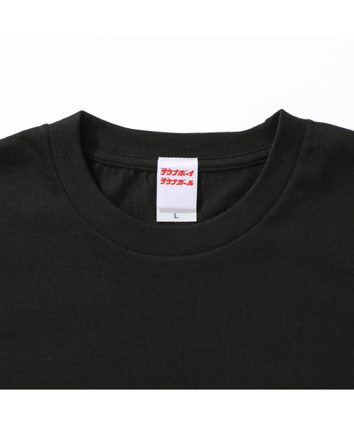 サウナボーイ(サウナボーイ)の「サウナボーイロゴ半袖Tシャツ(Tシャツ/カットソー・メンズ・ホワイト/ブラック・X-LARGE/LARGE/MEDIUM)」の4枚目の写真