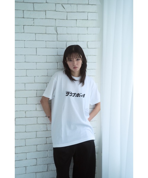 サウナボーイ(サウナボーイ)の「サウナボーイロゴ半袖Tシャツ(Tシャツ/カットソー・メンズ・ホワイト/ブラック・X-LARGE/LARGE/MEDIUM)」の15枚目の写真