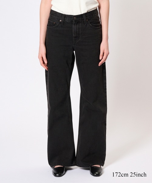 BIOTOP（ビオトープ）の「WOMEN【Levi's(R)｜BIOTOP】LOOSE BOOT length31（デニムパンツ・レディース・ブラック・24/29/28/27/26/25）」の8枚目の写真