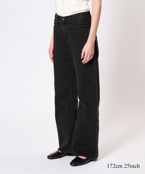 BIOTOP（ビオトープ）の「WOMEN【Levi's(R)｜BIOTOP】LOOSE BOOT length31（デニムパンツ・レディース・ブラック・24/29/28/27/26/25）」の9枚目の写真