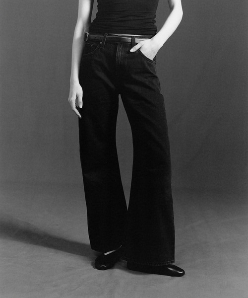 BIOTOP（ビオトープ）の「WOMEN【Levi's(R)｜BIOTOP】LOOSE BOOT length31（デニムパンツ・レディース・ブラック・24/29/28/27/26/25）」の20枚目の写真