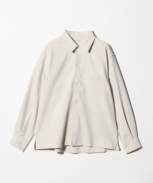 BEAUTY&YOUTH UNITED ARROWS（ビューティーアンドユースユナイテッドアローズ）の「TC リネン キャンプカラー グランデ シャツ GRANDE型（シャツ/ブラウス・メンズ・ベージュ/ホワイト・S/M/L/XL）」の11枚目の写真