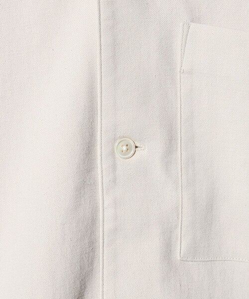 BEAUTY&YOUTH UNITED ARROWS（ビューティーアンドユースユナイテッドアローズ）の「TC リネン キャンプカラー グランデ シャツ GRANDE型（シャツ/ブラウス・メンズ・ベージュ/ホワイト・S/M/L/XL）」の18枚目の写真