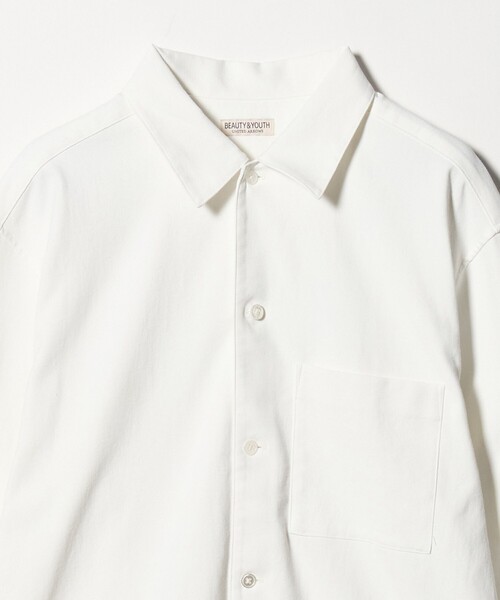BEAUTY&YOUTH UNITED ARROWS（ビューティーアンドユースユナイテッドアローズ）の「TC リネン キャンプカラー グランデ シャツ GRANDE型（シャツ/ブラウス・メンズ・ベージュ/ホワイト・S/M/L/XL）」の21枚目の写真