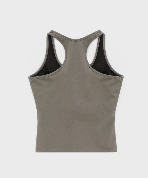 BLACKUP（ブラックアップ）の「[B-BASIC] ベーシックコットンホルターネックノースリーブ（カップ付き）（タンクトップ・レディース・ブラウン/ホワイト/ブラック・MEDIUM/SMALL）」の13枚目の写真