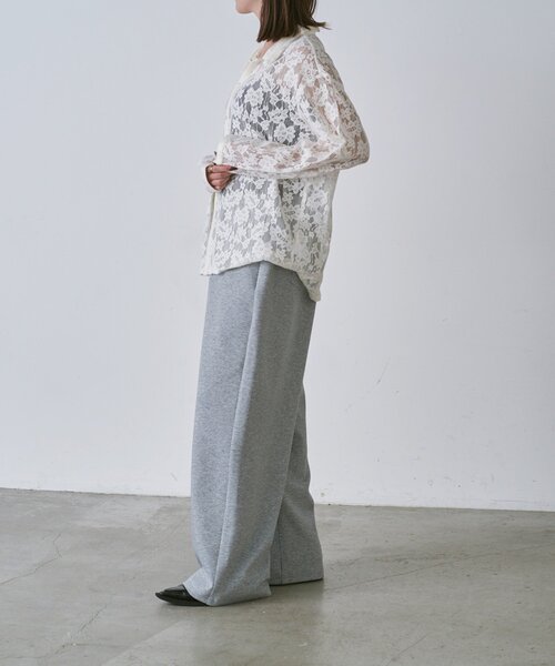 goocy（グーシー）の「メッシュレースシャツ（シャツ/ブラウス・レディース・ブラック/アイボリー・FREE）」の15枚目の写真