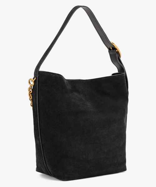 MICHAEL KORS(マイケルコース)の「NOLITA スエード チェーン バケットバッグ ショルダートート ラージ(ショルダーバッグ・レディース・ブラック・FREE)」の4枚目の写真