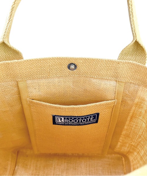 ROOTOTE(ルートート)の「ROOTOTE ルートート IP.デリ.ジュート.Peanuts-9D(かごバッグ・レディース・ピンク・FREE)」の10枚目の写真