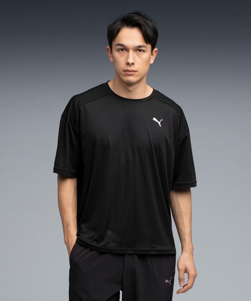 PUMA(プーマ)の「PUMA プーマ メンズ トレーニング プーマ フレックス 半袖 Tシャツ(Tシャツ/カットソー・メンズ・ブラック/オリーブ・XX-LARGE/LARGE/MEDIUM/SMALL/X-LARGE)」の1枚目の写真