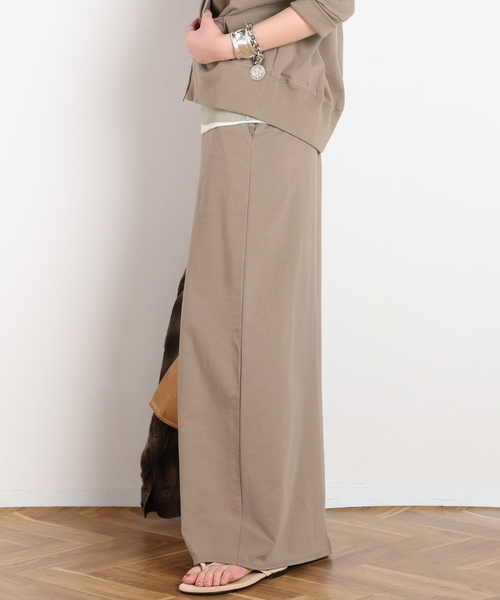 AP STUDIO（エーピーストゥディオ）の「アンシェント スウェットスカート（スカート・レディース・ウッド/スミクロ・36/38）」の3枚目の写真