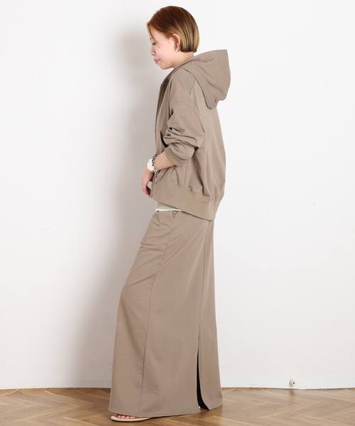 AP STUDIO（エーピーストゥディオ）の「アンシェント スウェットスカート（スカート・レディース・ウッド/スミクロ・36/38）」の6枚目の写真