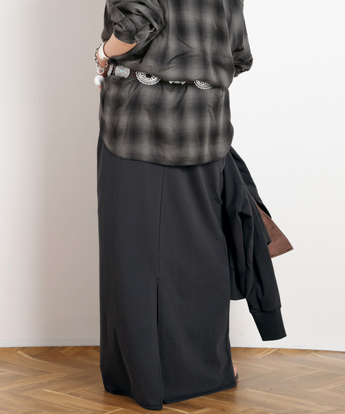 AP STUDIO（エーピーストゥディオ）の「アンシェント スウェットスカート（スカート・レディース・ウッド/スミクロ・36/38）」の9枚目の写真