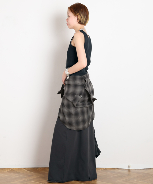 AP STUDIO（エーピーストゥディオ）の「アンシェント スウェットスカート（スカート・レディース・ウッド/スミクロ・36/38）」の20枚目の写真