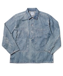 HOUSTON（ヒューストン）の「HOUSTON ヒューストン USA COTTON DENIM PULLOVER SHIRT USAコットン デニム プルオーバーシャツ（シャツ/ブラウス）」