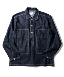HOUSTON（ヒューストン）の「HOUSTON ヒューストン USA COTTON DENIM PULLOVER SHIRT USAコットン デニム プルオーバーシャツ（シャツ/ブラウス）」
