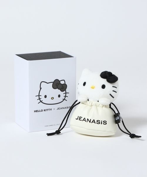 JEANASIS（ジーナシス）の「【ハローキティ】キンチャクチャーム/645164（キーホルダー・レディース・ブラック/ブラック系その他/ホワイト・FREE）」の2枚目の写真