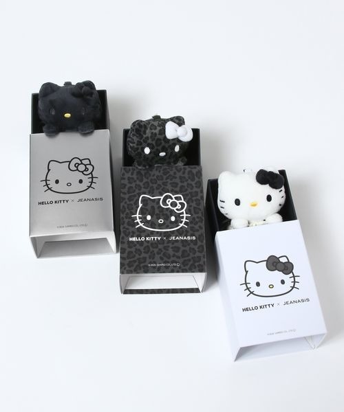 JEANASIS（ジーナシス）の「【ハローキティ】キンチャクチャーム/645164（キーホルダー・レディース・ブラック/ブラック系その他/ホワイト・FREE）」の5枚目の写真