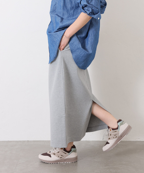 JOURNAL STANDARD LUXE（ジャーナルスタンダード　ラックス）の「ポンチ イージータイトスカート（スカート・レディース・ライトグレー/ブラック/ブルー・FREE）」の2枚目の写真