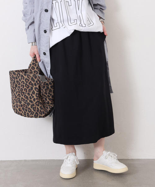 JOURNAL STANDARD LUXE（ジャーナルスタンダード　ラックス）の「ポンチ イージータイトスカート（スカート・レディース・ライトグレー/ブラック/ブルー・FREE）」の6枚目の写真