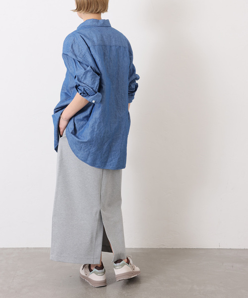 JOURNAL STANDARD LUXE（ジャーナルスタンダード　ラックス）の「ポンチ イージータイトスカート（スカート・レディース・ライトグレー/ブラック/ブルー・FREE）」の11枚目の写真