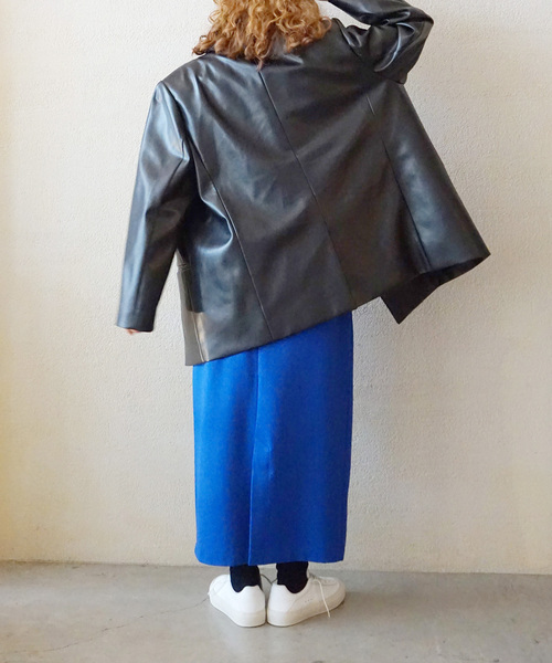 JOURNAL STANDARD LUXE（ジャーナルスタンダード　ラックス）の「ポンチ イージータイトスカート（スカート・レディース・ライトグレー/ブラック/ブルー・FREE）」の15枚目の写真