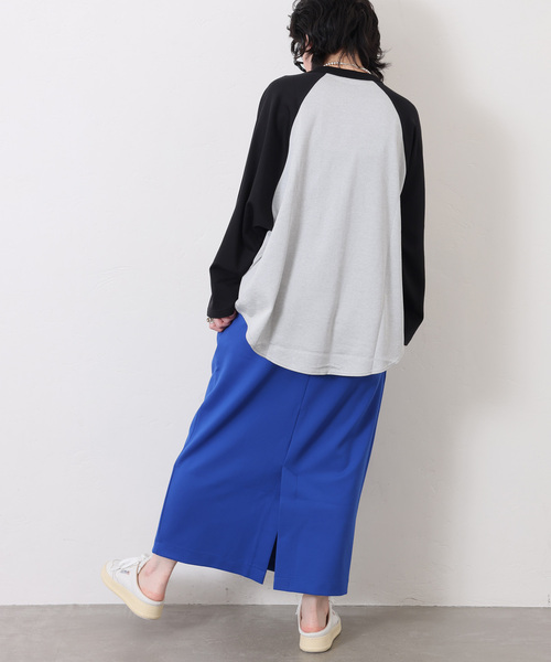 JOURNAL STANDARD LUXE（ジャーナルスタンダード　ラックス）の「ポンチ イージータイトスカート（スカート・レディース・ライトグレー/ブラック/ブルー・FREE）」の18枚目の写真