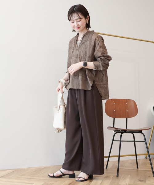 AMERICAN HOLIC(アメリカンホリック)の「カガリワンハンドルショルダー(ショルダーバッグ・レディース・ブラック/ブラウン/アイボリー・FREE)」の16枚目の写真