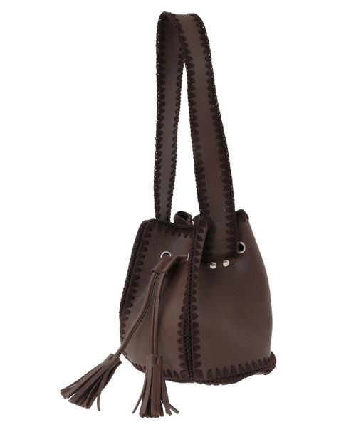 AMERICAN HOLIC(アメリカンホリック)の「カガリワンハンドルショルダー(ショルダーバッグ・レディース・ブラック/ブラウン/アイボリー・FREE)」の9枚目の写真