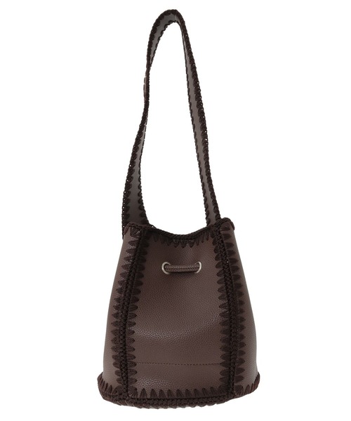 AMERICAN HOLIC(アメリカンホリック)の「カガリワンハンドルショルダー(ショルダーバッグ・レディース・ブラック/ブラウン/アイボリー・FREE)」の11枚目の写真