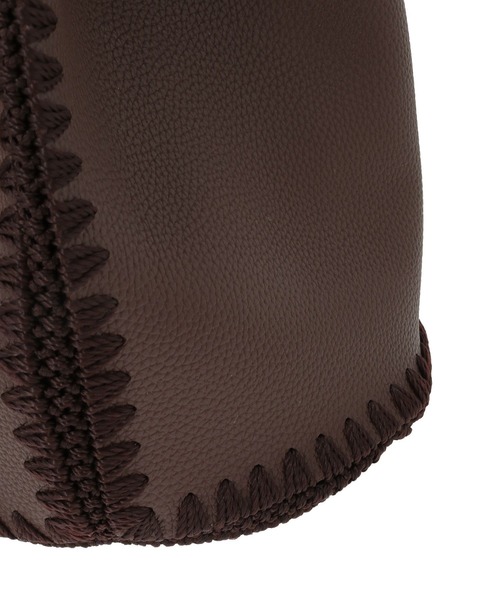 AMERICAN HOLIC(アメリカンホリック)の「カガリワンハンドルショルダー(ショルダーバッグ・レディース・ブラック/ブラウン/アイボリー・FREE)」の4枚目の写真