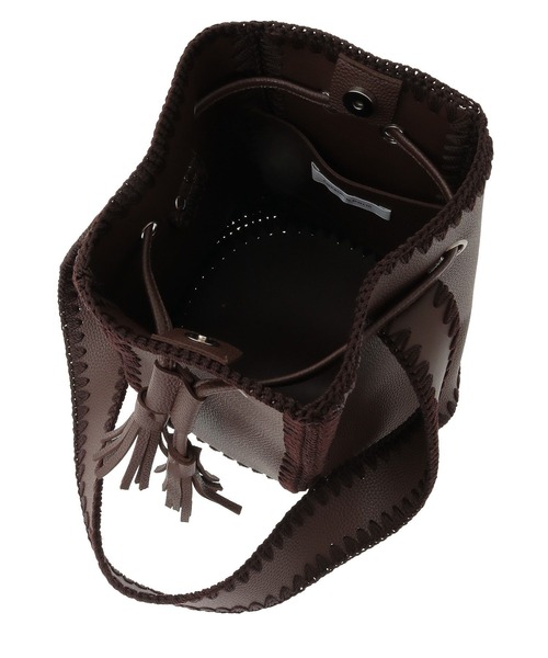 AMERICAN HOLIC(アメリカンホリック)の「カガリワンハンドルショルダー(ショルダーバッグ・レディース・ブラック/ブラウン/アイボリー・FREE)」の5枚目の写真