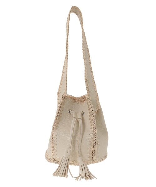 AMERICAN HOLIC(アメリカンホリック)の「カガリワンハンドルショルダー(ショルダーバッグ・レディース・ブラック/ブラウン/アイボリー・FREE)」の6枚目の写真