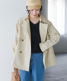 URBAN RESEARCH DOORS | 撥水ショートトレンチ | トレンチコート/ショートコート/春アウター/ライトアウター/はっ水/通勤(トレンチコート)