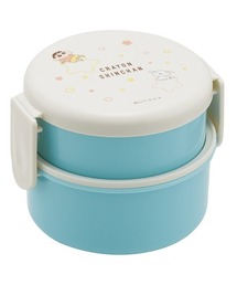 Skater（スケーター）の「丸型ランチボックス２段 フォーク付き ONWR1（お弁当箱）」