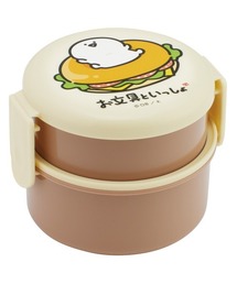 Skater（スケーター）の「丸型ランチボックス２段 フォーク付き ONWR1（お弁当箱）」