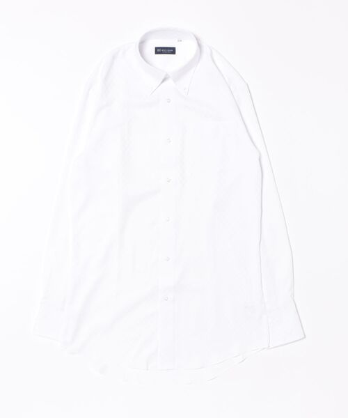 TOKYO SHIRTS(トウキョウシャツ)の「【吸水速乾】【COFREX】形態安定ノンアイロン ボタンダウン 長袖ビジネスワイシャツ(大きいサイズ・長いサイズ)(ビジネスシャツ・メンズ・ホワイト・首回り42cm-裄丈90cm/首回り41cm-裄丈90cm/首回り39cm-裄丈88cm/首回り47cm-裄丈90cm/首回り47cm-裄丈86cm/首回り45cm-裄丈90cm/首回り45cm-裄丈86cm/首回り45cm-裄丈82cm/首回り43cm-裄丈90cm)」の6枚目の写真