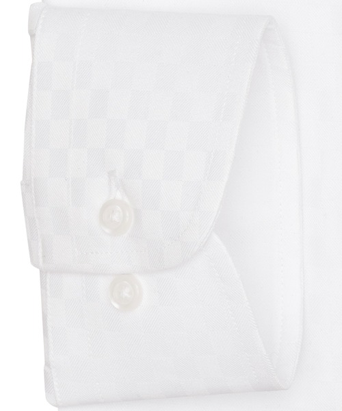 TOKYO SHIRTS(トウキョウシャツ)の「【吸水速乾】【COFREX】形態安定ノンアイロン ボタンダウン 長袖ビジネスワイシャツ(大きいサイズ・長いサイズ)(ビジネスシャツ・メンズ・ホワイト・首回り42cm-裄丈90cm/首回り41cm-裄丈90cm/首回り39cm-裄丈88cm/首回り47cm-裄丈90cm/首回り47cm-裄丈86cm/首回り45cm-裄丈90cm/首回り45cm-裄丈86cm/首回り45cm-裄丈82cm/首回り43cm-裄丈90cm)」の3枚目の写真