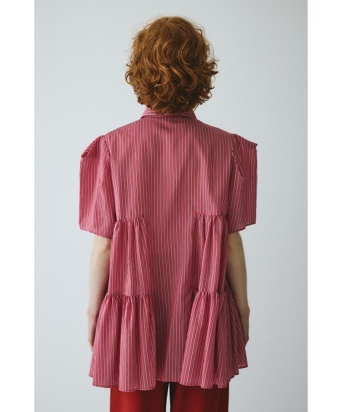 HeRIN.CYE(ヘリンドットサイ)の「Side gather A line shirt サイドギャザーAラインシャツ(シャツ/ブラウス・レディース・レッド系その他/ベージュ系その他/ブルー系その他・FREE)」の14枚目の写真