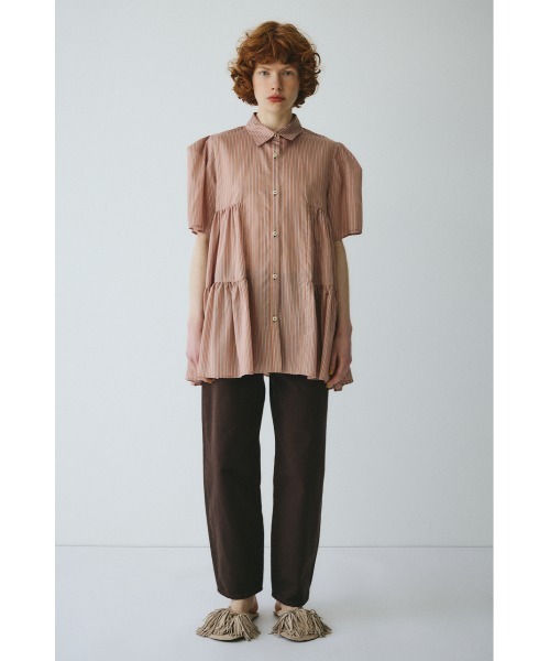 HeRIN.CYE(ヘリンドットサイ)の「Side gather A line shirt サイドギャザーAラインシャツ(シャツ/ブラウス・レディース・レッド系その他/ベージュ系その他/ブルー系その他・FREE)」の19枚目の写真