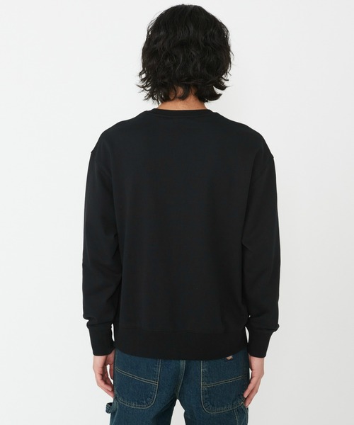 Dickies(ディッキーズ)の「Dickies/ディッキーズ フレンチ テリー 長袖 ロゴスウェット/ブランドロゴ(スウェット・メンズ・ホワイト/ブラック・MEDIUM/LARGE/X-LARGE)」の9枚目の写真