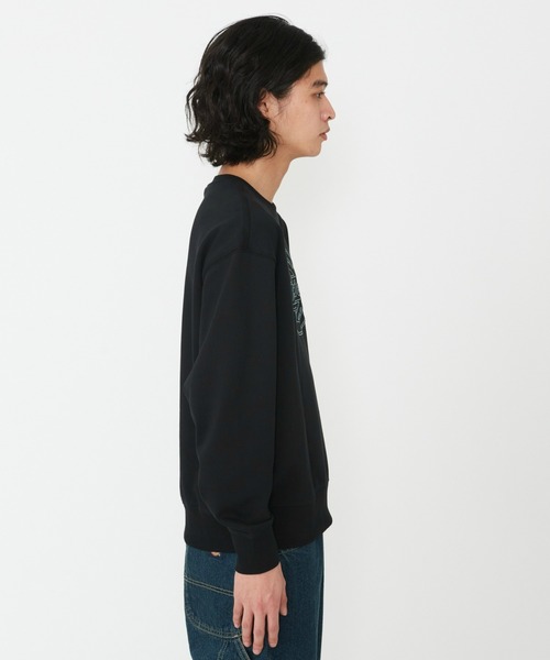Dickies(ディッキーズ)の「Dickies/ディッキーズ フレンチ テリー 長袖 ロゴスウェット/ブランドロゴ(スウェット・メンズ・ホワイト/ブラック・MEDIUM/LARGE/X-LARGE)」の10枚目の写真