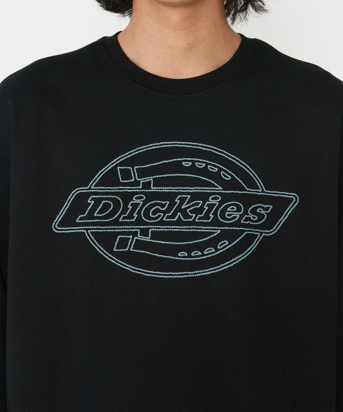 Dickies(ディッキーズ)の「Dickies/ディッキーズ フレンチ テリー 長袖 ロゴスウェット/ブランドロゴ(スウェット・メンズ・ホワイト/ブラック・MEDIUM/LARGE/X-LARGE)」の11枚目の写真
