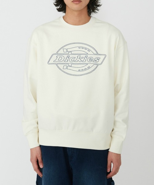 Dickies(ディッキーズ)の「Dickies/ディッキーズ フレンチ テリー 長袖 ロゴスウェット/ブランドロゴ(スウェット・メンズ・ホワイト/ブラック・MEDIUM/LARGE/X-LARGE)」の12枚目の写真