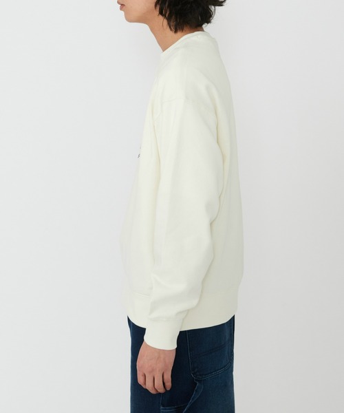 Dickies(ディッキーズ)の「Dickies/ディッキーズ フレンチ テリー 長袖 ロゴスウェット/ブランドロゴ(スウェット・メンズ・ホワイト/ブラック・MEDIUM/LARGE/X-LARGE)」の13枚目の写真