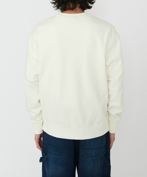 Dickies(ディッキーズ)の「Dickies/ディッキーズ フレンチ テリー 長袖 ロゴスウェット/ブランドロゴ(スウェット・メンズ・ホワイト/ブラック・MEDIUM/LARGE/X-LARGE)」の14枚目の写真
