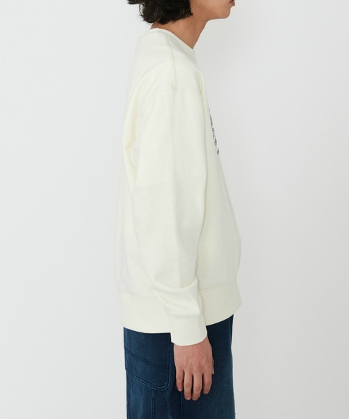 Dickies(ディッキーズ)の「Dickies/ディッキーズ フレンチ テリー 長袖 ロゴスウェット/ブランドロゴ(スウェット・メンズ・ホワイト/ブラック・MEDIUM/LARGE/X-LARGE)」の15枚目の写真