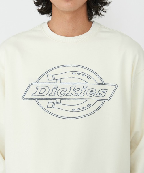 Dickies(ディッキーズ)の「Dickies/ディッキーズ フレンチ テリー 長袖 ロゴスウェット/ブランドロゴ(スウェット・メンズ・ホワイト/ブラック・MEDIUM/LARGE/X-LARGE)」の16枚目の写真