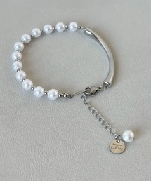 Garland of Dew（ガーランドオブデュウ）の「ステンレスパール チャームブレスレット（ブレスレット）」